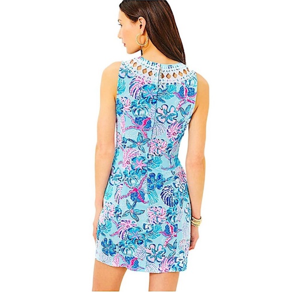 Lilly Pulitzer Mila Shift Bahamas Beachcomber Floral Sleeveless Dress NWT! - Picture 3 of 8